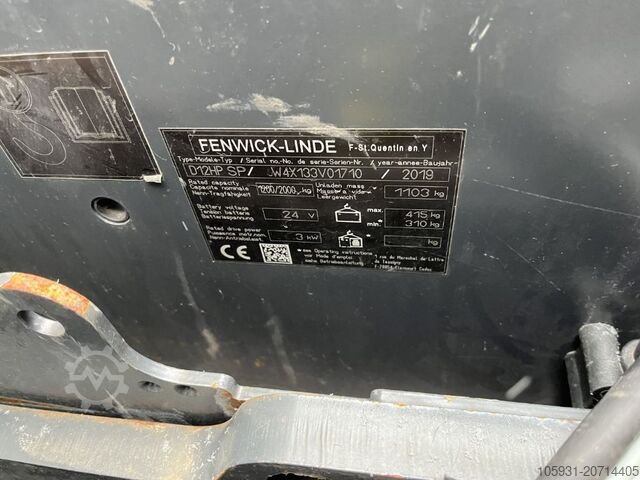 Ayakta istifleyici Linde D12HPSP