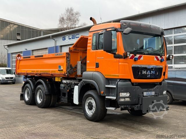 Camion ribaltabile trilaterale MAN TGS 33.400 6x6 MEILLER Kipper Euro 5 Winterd.