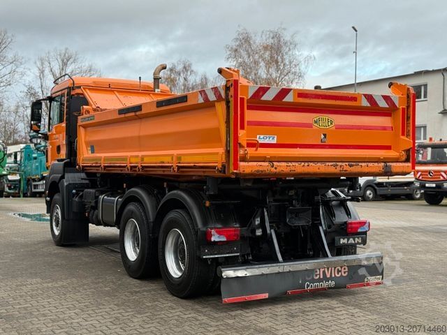 Camion ribaltabile trilaterale MAN TGS 33.400 6x6 MEILLER Kipper Euro 5 Winterd.