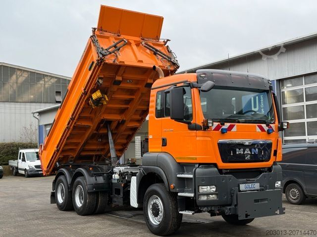 Tipper truck MAN TGS 33.400 6x6 MEILLER Kipper Euro 5 Winterd.