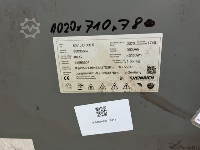 Stivuitor electric cu 4 roți Jungheinrich EFG425k