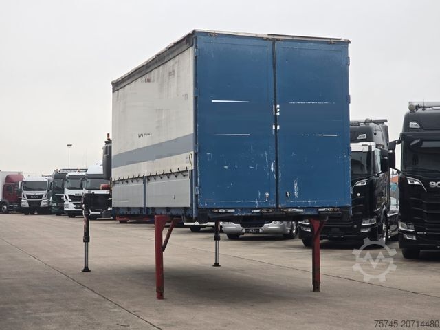 Semitrailer WECON AWD 218 * 2X VORHANDEN * FASSI KRAN * REMOTE