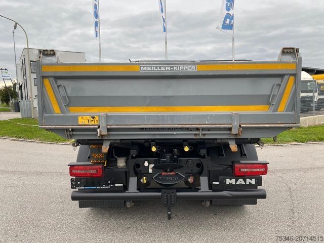 Háromirányú billenő teherautó MAN TGM 18.320 BL/Meiller/Kipper/NL 10,7to/nur59 tkm