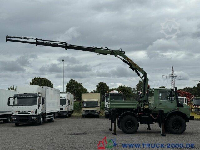 Autokran Unimog U 1400 Kran PK 7000B Kran 5+6 Steuerkreis + AHK