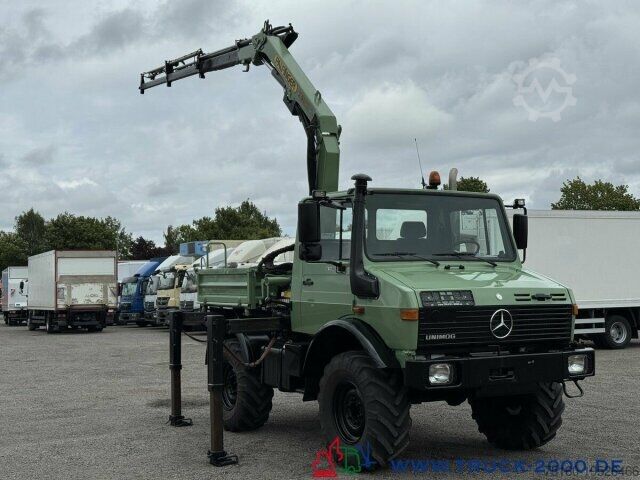 Autokran Unimog U 1400 Kran PK 7000B Kran 5+6 Steuerkreis + AHK