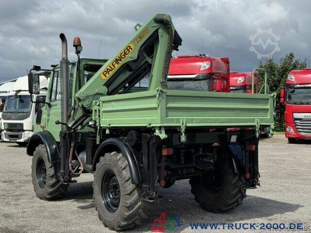 Autokran Unimog U 1400 Kran PK 7000B Kran 5+6 Steuerkreis + AHK