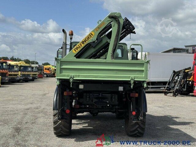 Autokran Unimog U 1400 Kran PK 7000B Kran 5+6 Steuerkreis + AHK