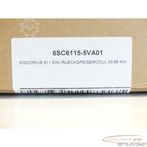 Component Siemens 6SC6115-5VA01 SN:T3532305 generalüberholt mit 24 Monaten Gewährleistung! -