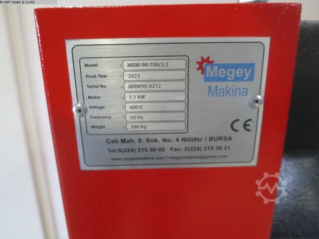 Blechbiegemaschine - 3 Walzen MEGEY MRM 90-700/3.5