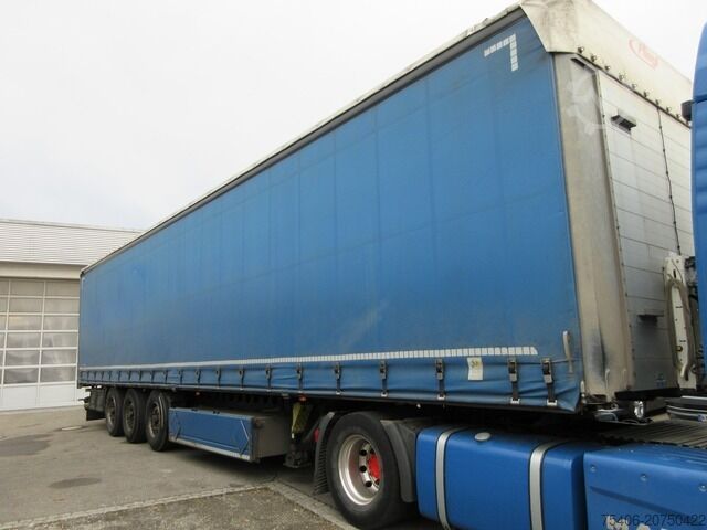 Otvorena poluprikolica sa ceradom fliegl Palettenkasten Liftachse Coilmulde