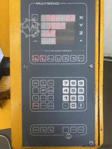 Swing bending machine, press brake, sheet metal bending machine RAS 64.25