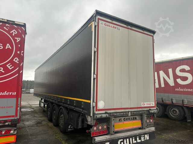 Semirreboque aberto com lona GUILLEM TAULINER CON ELEVACION