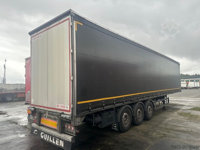Semirreboque aberto com lona GUILLEM TAULINER CON ELEVACION