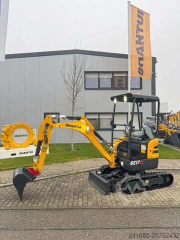 Minigraafmachine SHANTUI 1.8t SE18SR wie Kubota yanmar JCB Sany