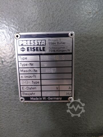 Presă de perforare Pressta Eisele HE 40 S