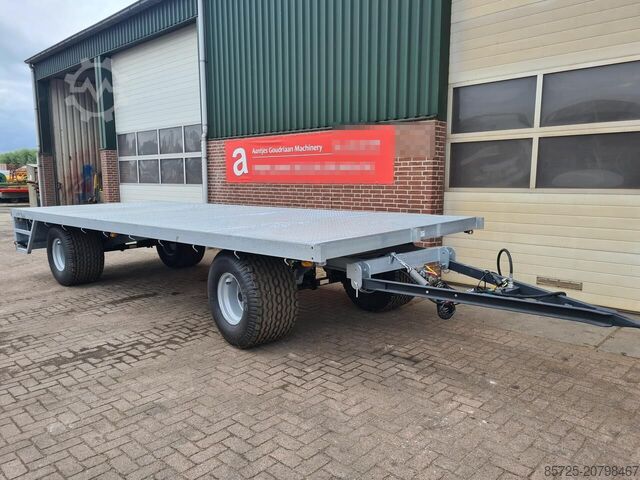 Flatbed Balenwagen verzinkt