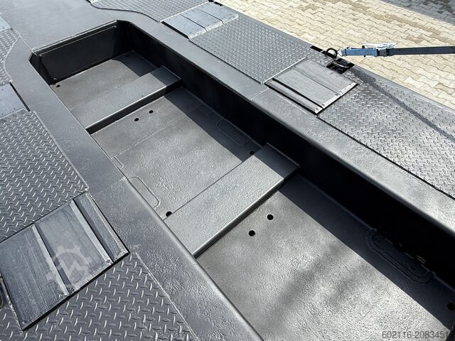 Low-bed semi-trailer for transporting construction machinery FAYMONVILLE FAYMONVILLE STZ-6WAU – 6 AXLES – 92.2GVW