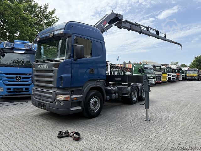 Lastbilsmonterad kran Scania R470 6X2 Kran Hiab 280 bis 21 Meter
