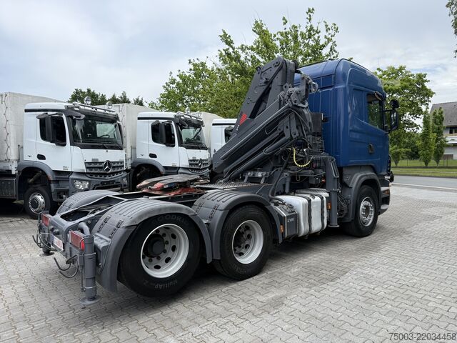 Lastbilsmonterad kran Scania R470 6X2 Kran Hiab 280 bis 21 Meter