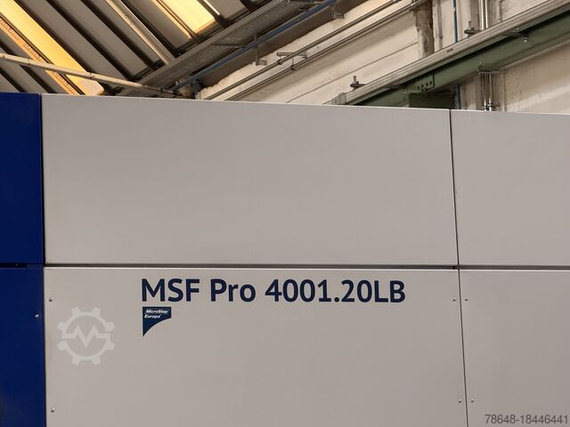 Szálas lézervágó gép MicroStep MSF Pro 4020 10KW Fiber mit Bohrspindel!
