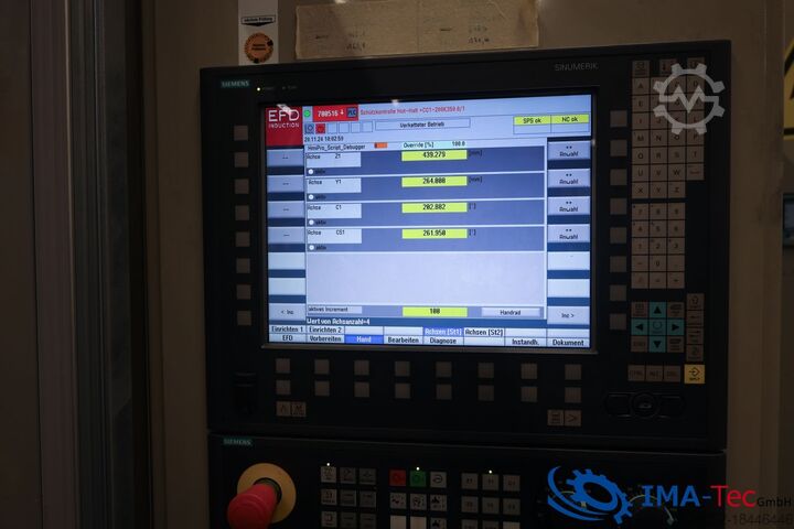 Sistema di riscaldamento a induzione EFD Induction a.s. SINAC 200/320 SM DUAL 2U2F