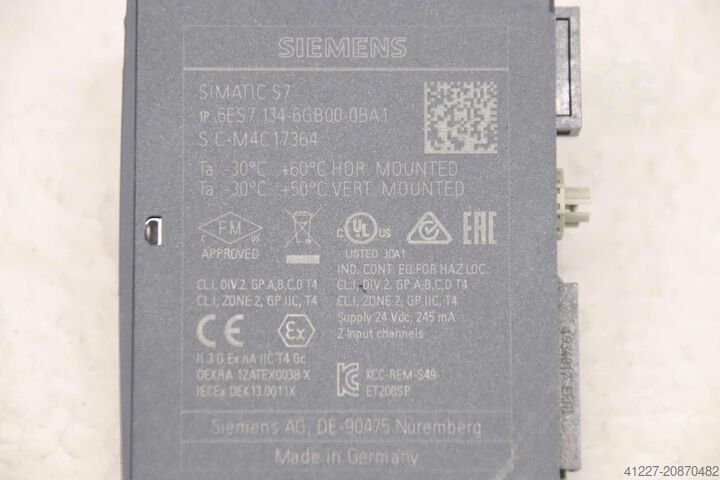 Módulo electrónico ET 200SP Siemens 6ES7 134-6GB00-0BA1