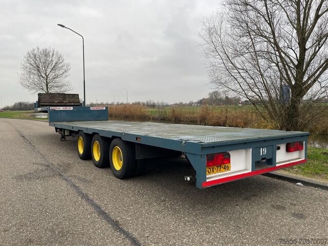 Low loader Groenewegen ZOUS-15-24 Lowbed / Steel Suspension / Extendab...