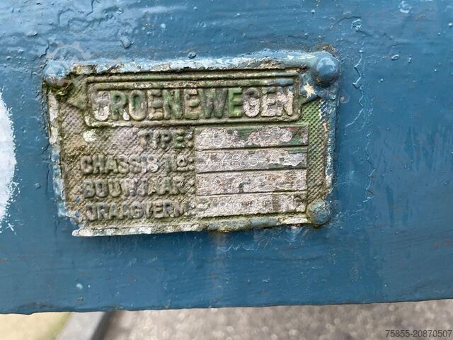 Low loader Groenewegen ZOUS-15-24 Lowbed / Steel Suspension / Extendab...