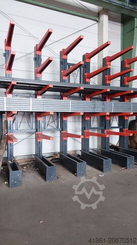 Long goods - Cantilever rack without contents SIPAG Einseitig 6 Ständer