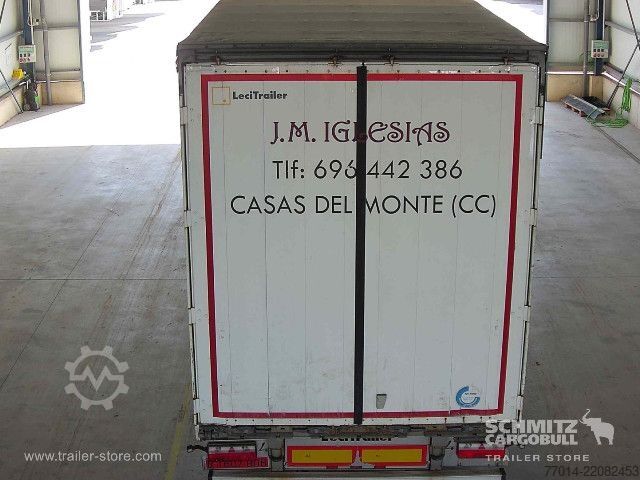 Open oplegger met zeil Leci Trailer Curtainsider Standard