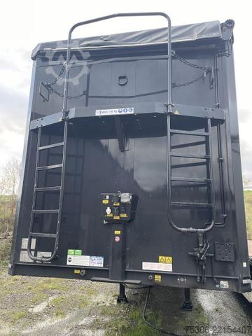 Sættevogn med walking floor STAS ecoSTAR 90 cbm, Lenkachse, Hydraulisches Verdeck