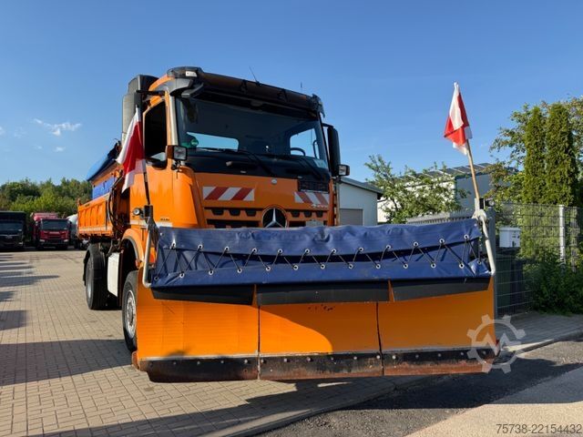 Tre-sidet tipbil MERCEDES-BENZ Arocs 2036 4x4 Meiller+Bordmatik+WINTERDIENST
