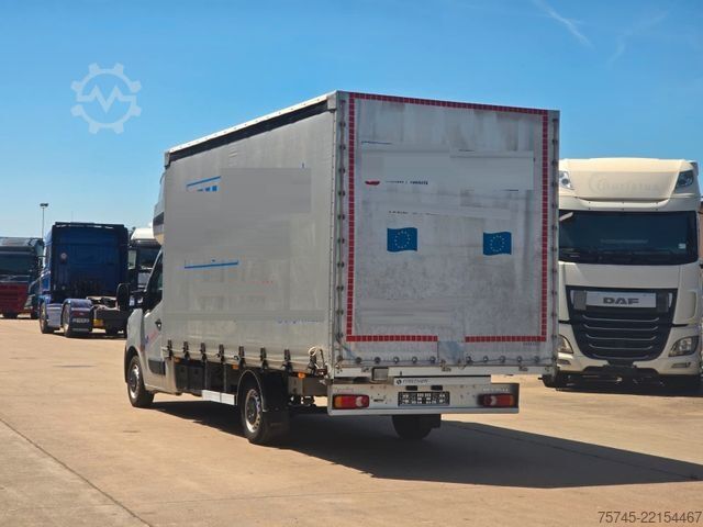 Gardinsided kassevogn RENAULT MASTER * PR+PL * SCHLAFKABINE * KLIMA * TEMP*TOP