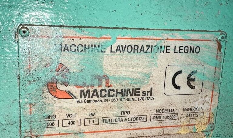 Volledige verfinstallatie CM Macchine TIN-EVO 300/10 + RMS 40×800
