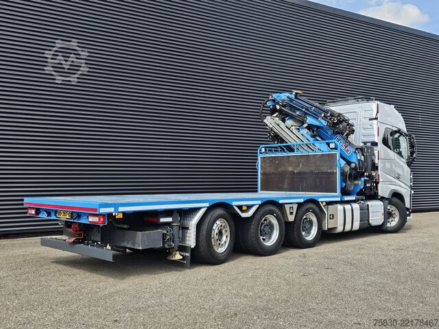 Vrachtwagen met kraan Volvo FH 16 750 8x4 / RETARDER / FASSI 71 TM + JIB