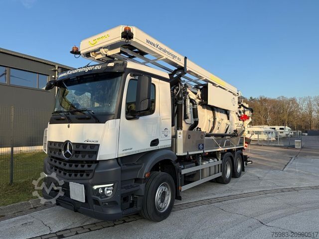 Vákuumtartályos teherautó MERCEDES-BENZ AROCS 2548 L 6x4 / KROLL Wasserrückgewinner WRS1