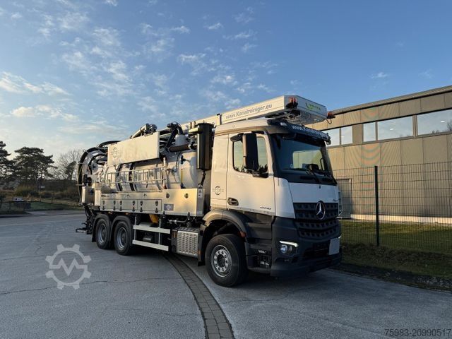 Vákuumtartályos teherautó MERCEDES-BENZ AROCS 2548 L 6x4 / KROLL Wasserrückgewinner WRS1