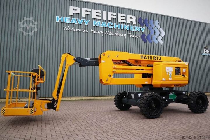 Articulated boom lift Haulotte HA16RTJ Valid Inspection, *Guarantee! Diesel, 4x4