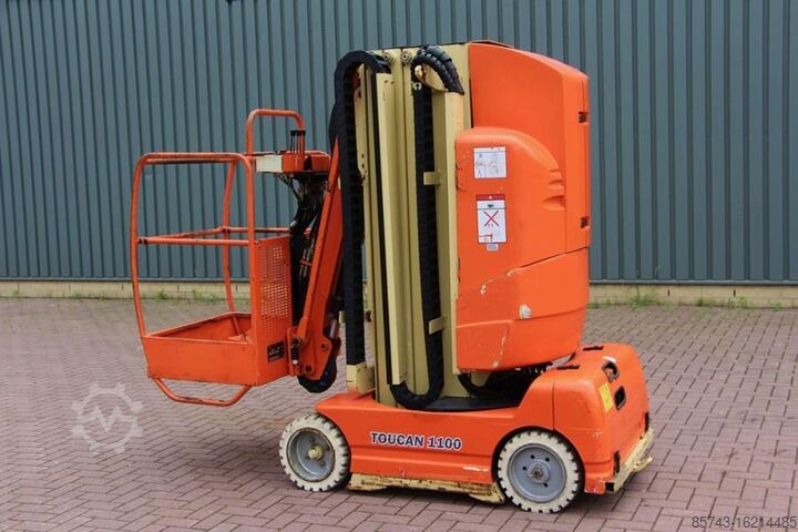 Scharnierende telescopische hoogwerker JLG Toucan 1100A Electric, 11.1m Working Height, 3.6m