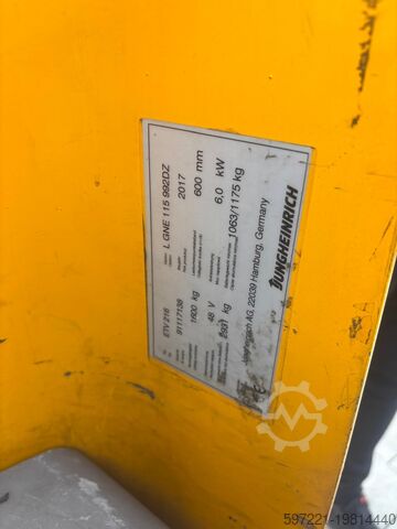 Reach trucks Jungheinrich ETV 216 992DZ