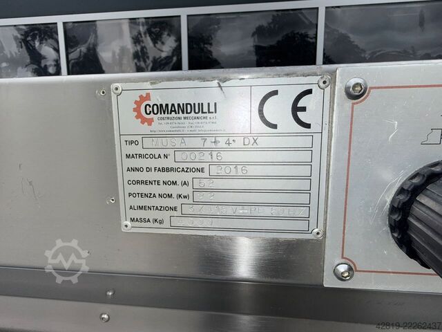 Randslijpmachine Comandulli Mosa 7 + 4 DX