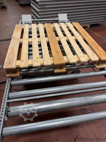 Withdrawal/feeding unit, roller conveyor Rack & Roll Schwerkraft