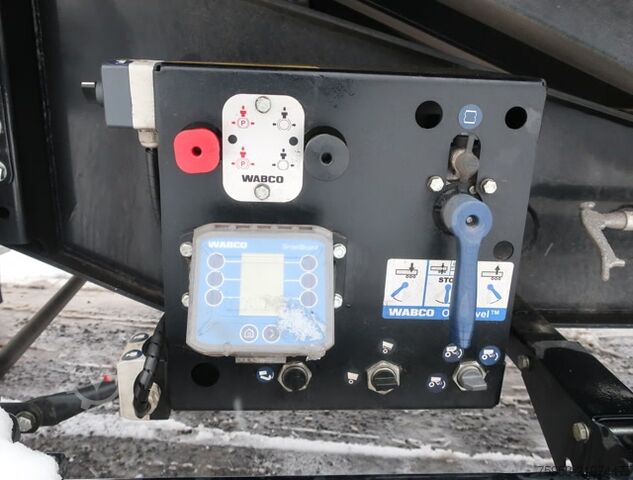 Tipper semitrailer Stas S300CX Ferrostar Steel 86m³ 2x Liftachse