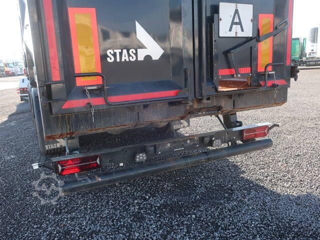Tipper semitrailer Stas S300CX Ferrostar Steel 86m³ 2x Liftachse