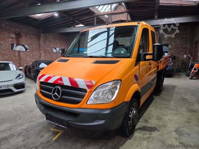Driezijdige kipper bestelwagen MERCEDES-BENZ Sprinter DoKa 3 S Kipper 515 Motorschaden