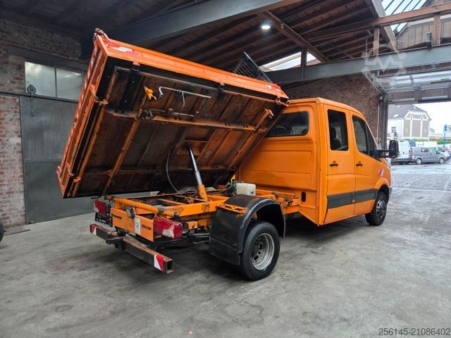 Driezijdige kipper bestelwagen MERCEDES-BENZ Sprinter DoKa 3 S Kipper 515 Motorschaden