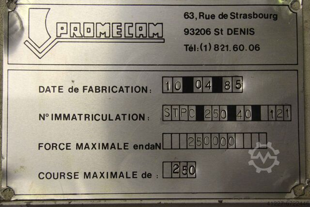 Voetschakelaar Promecam 1-pedalig