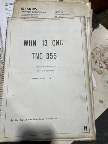 Table boring mill TOS VARNSDORF WHN 13.8