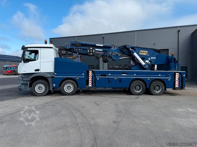 Grúa montada en camión MERCEDES-BENZ Arocs 4153 8x4 Crane / Grua MPG 220 TM7 Winch