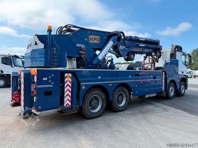 Grúa montada en camión MERCEDES-BENZ Arocs 4153 8x4 Crane / Grua MPG 220 TM7 Winch